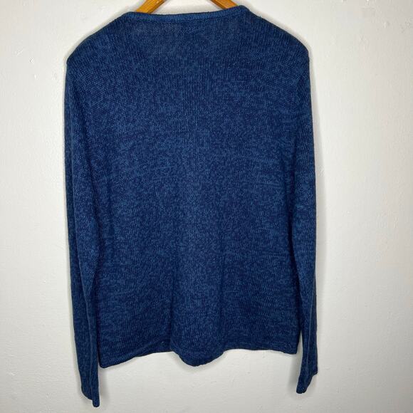 Vtg Classic Elements Sweater Jacket Medium Reindeer Ugly Christmas Full Zip 90s - Picture 3 of 7